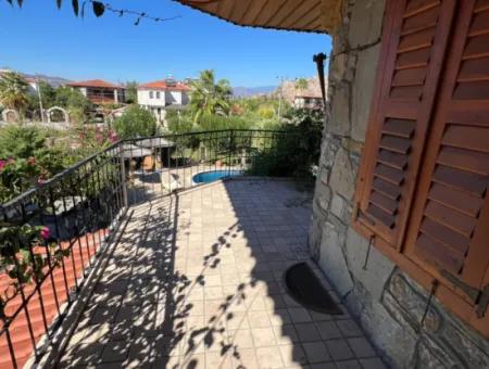 Stone Villa For Sale In A 580M2 Plot In Gulpinar, Dalyan